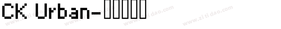 CK Urban字体转换